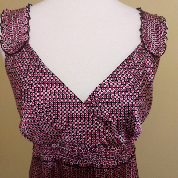 Ann Taylor Loft circle ruffle top sz 8 *J - Picture 3 of 6